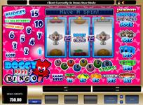 Doggy reel bingo slot game