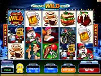 Santa's wild ride - Christmas themed 5 reel online video slot game by Microgaming