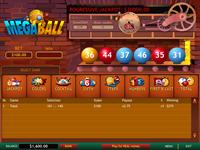 Bet on ball outcomes - Mega Ball - Playtech casino arcade game