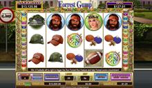 forrest gump movie themed video slot machine