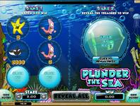 Plunder the sea - instant win scratch off card