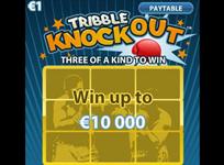 Tribble knockout - scratch off ticket