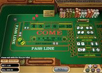 Online craps game - casino dice throwing game with no download flash play