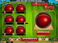 Instant win game card - Bowled over